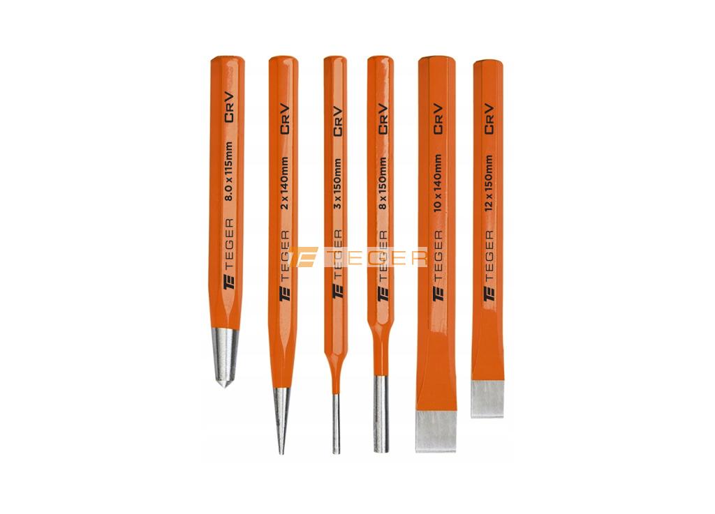 JUEGO PUNZONES 6pcs TEGER