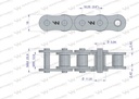 3/4 ASA60 CADENA SIMPLE WARYNSKI 2.5MT