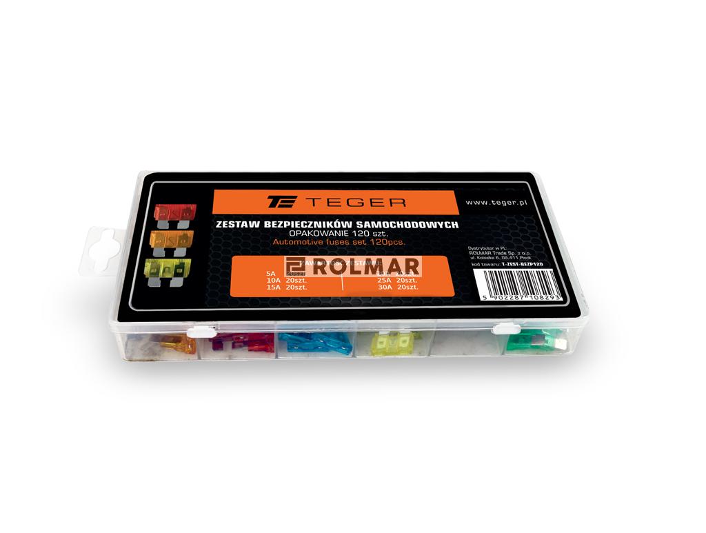KIT FUSIBLES FICHA 120 PIEZAS TEGER