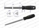 LIMA TRIANGULAR WARYNSKI 200MM