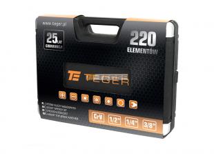 VALIJA DE HERRAMIENTAS 220pcs TEGER