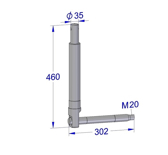 EJE ANGULAR SAMASZ 1.85
