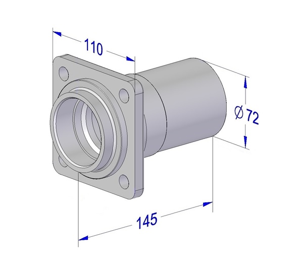 CUBO EJE MANDO 1.65 - 1.85