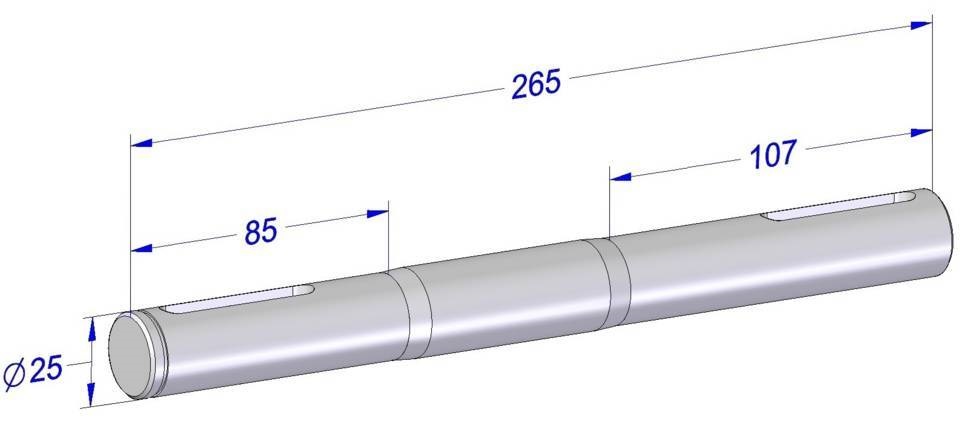 C104.04.05.00 ARBOL IMPULSOR 1.65 1.85