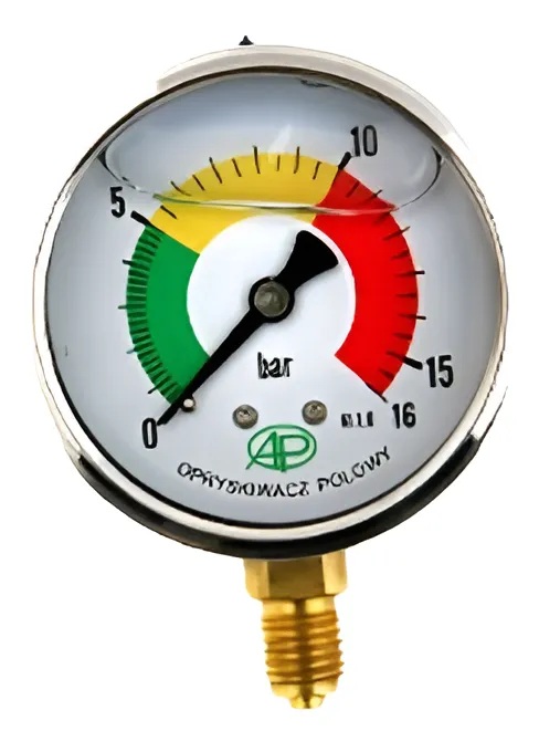 MANOMETRO 0-16 BAR C/GLICERINA