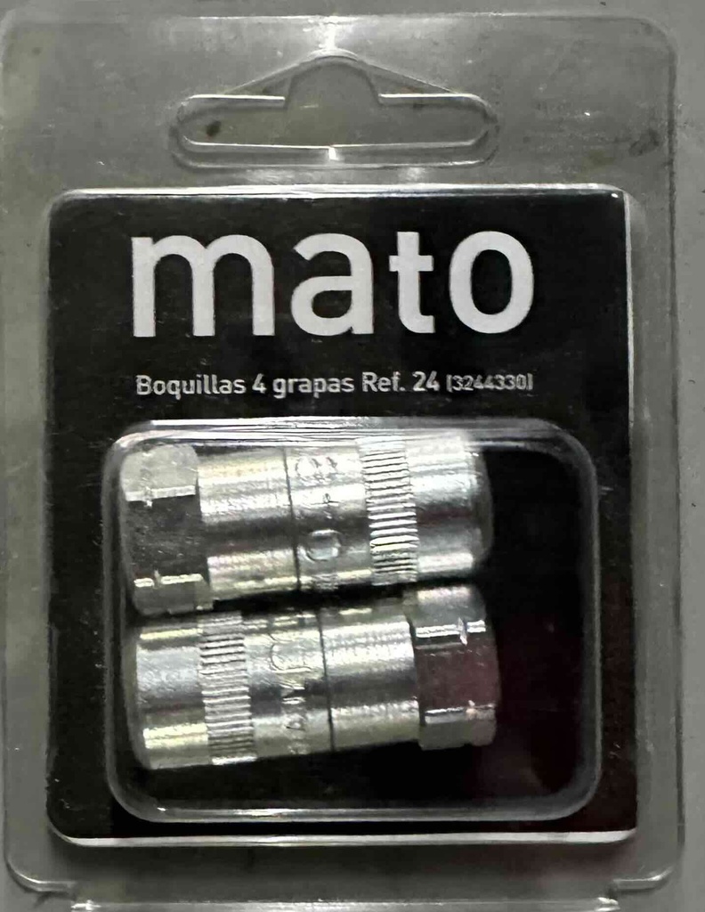 BLISTER CON 2 BOQUILLAS INYECTOR MATO