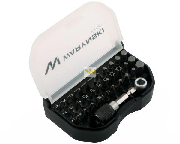 JUEGO DE PUNTAS DESTORNILLADOR WARYNSKI 32P