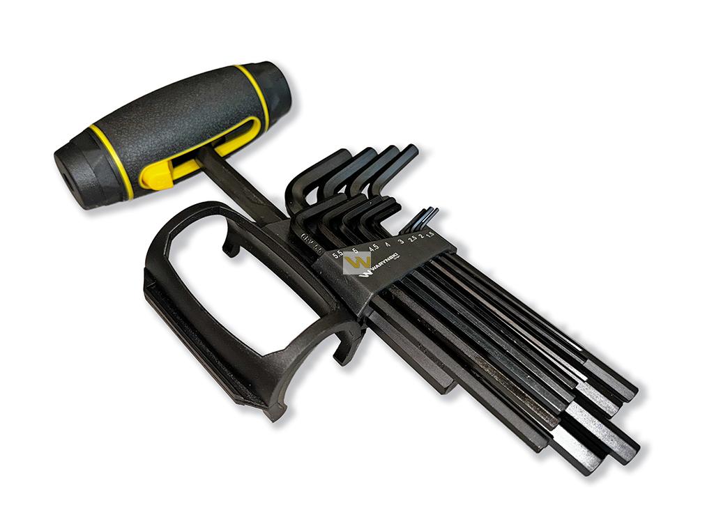 JUEGO LLAVES ALLEN 14pcs C/MANGO WARYNSKI