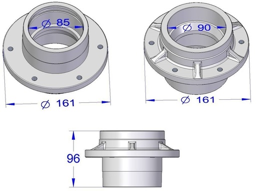 [025102] MAZA DOBLE Z010/2 SAMASZ MOD NUEVO