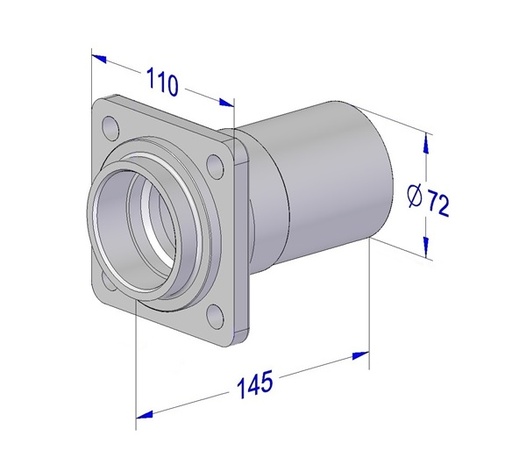 [025122] CUBO EJE MANDO 1.65 - 1.85