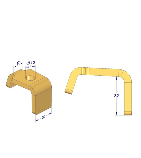 [026665] CHAPA FIJACION DIENTE SAMASZ