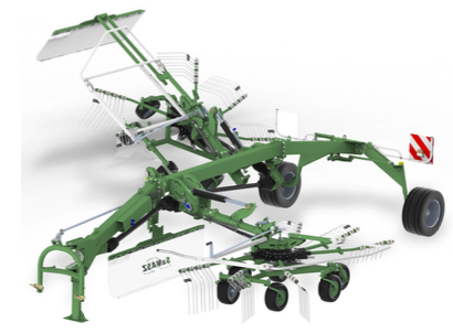 [026980] Rastrillo nuevo SAMASZ TANGO730 giroscópico