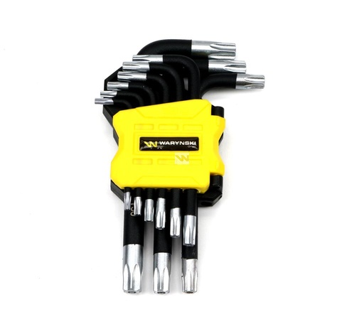 [036060] JUEGO LLAVES TORX WARYNSKI 9 PCS