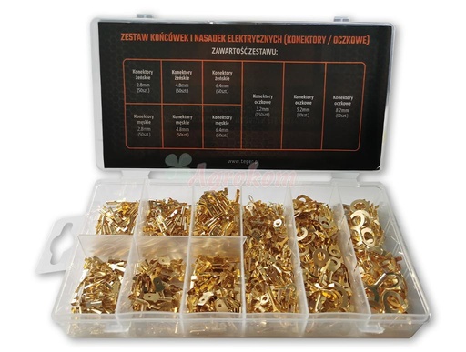 [039420] KIT TERMINAL ELECTRICOS 580 PIEZAS TEGER