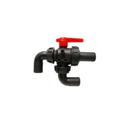 [041108] VALVULA 3 VIAS 25mm AGROPLAST